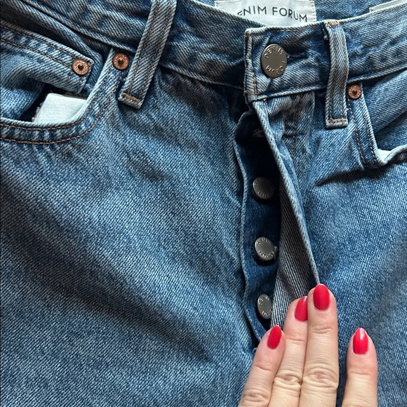 Aritzia Denim Forum Farrah High Rise Wide Leg - Picture 3 of 4